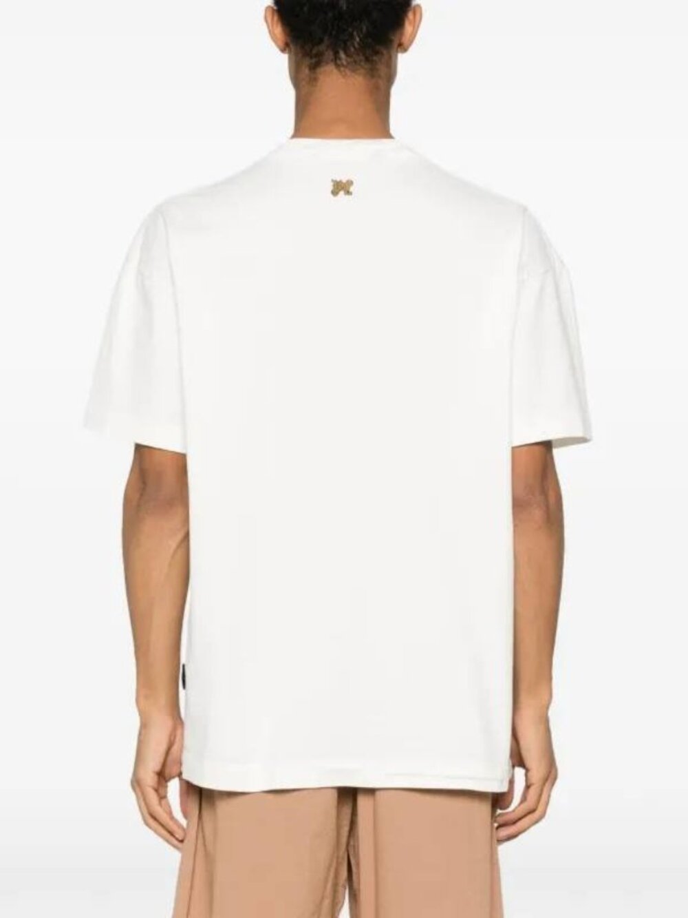 Palm Angels Foggy Logo White T-Shirt Graphic Tee Size XL - Picture 4 of 12